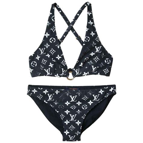 louis vuitton style replica monogram bikini|Graphic Monogram Bikini Top .